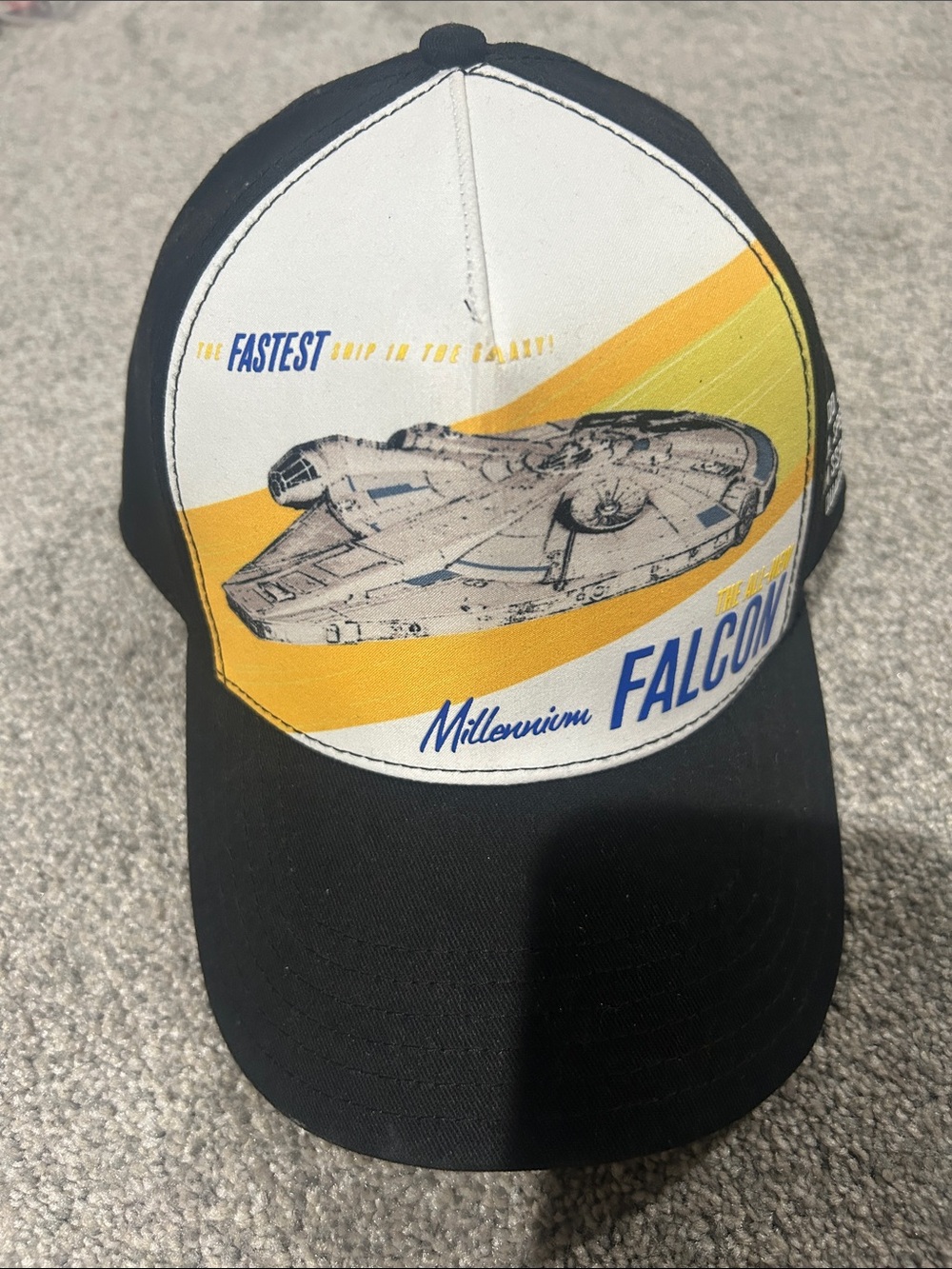 Star Wars Millennium Falcon Adult Fitted Baseball Cap